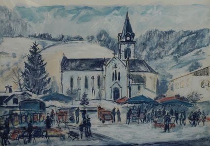Auguste CHABAUD (1882–1955). 
Le Praz-sur-Arly, Ha