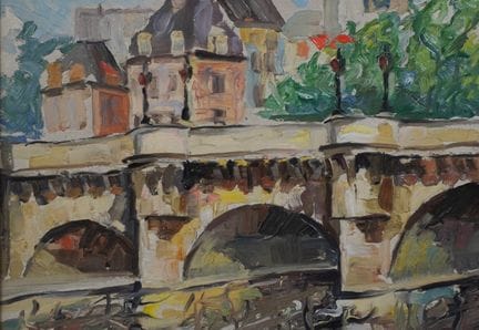 Schule des 20. Jahrhunderts. 
Le Pont Neuf, Paris,