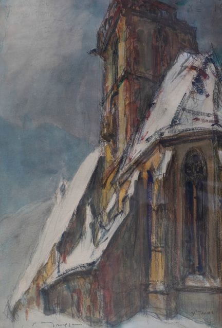 Fernand Fortuné TRUFFAUT (1866-1955). 
Église du V