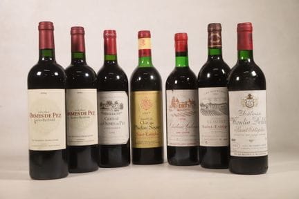 波尔多——7瓶装套装，包含：
2瓶，圣埃斯泰夫产区，莱奥尔姆·德·佩兹酒庄（Château Les 