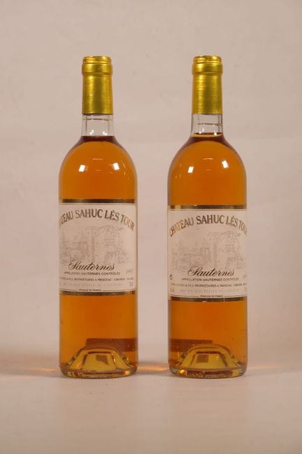 BORDEAUX - 2 bottles, Sauternes, Château Sahuc Lès