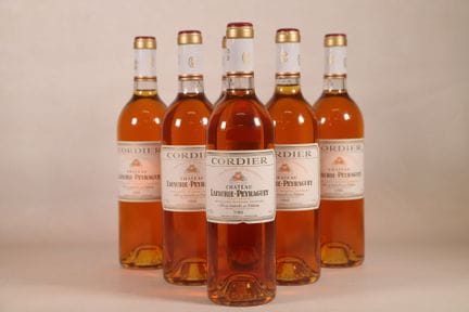 BORDEAUX - 1 CBO, 6 bottles, Sauternes, Château La