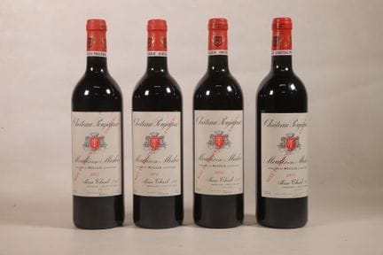 BORDEAUX - 4 bouteilles, Moulis, Château Poujeaux,