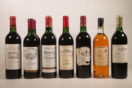 MISCELLANEOUS: Set of 10 bottles consisting of: 
1