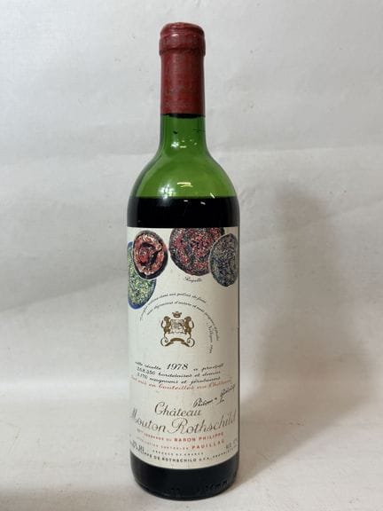 1 bl Ch. MOUTON ROTHSCHILD Pauillac 1978 low, caps
