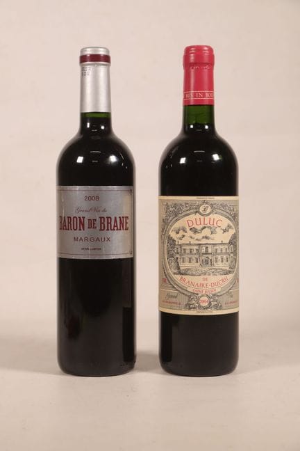 BORDEAUX - Ensemble de 2 bouteilles composé de :
-
