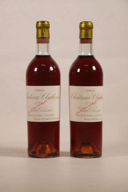 BORDEAUX - 2 bottles, Barsac, Château Climens, 1er