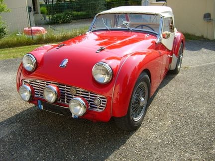 TRIUMPH TR3 DE 1961
Permiso de circulación: francé