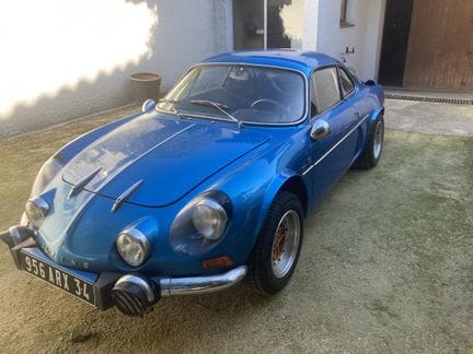 ALPINE A110 1600 S de 1971
Permiso de circulación 