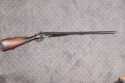 FUSIL DE CHASSE A PERCUSSION CENTRALE, CHIENS EXTE
