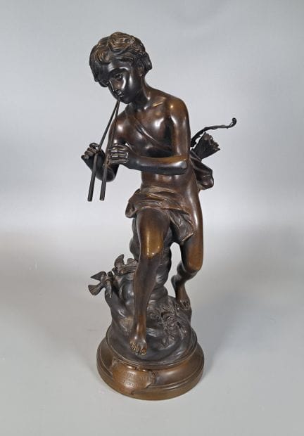 Sylvain KINSBURGER (1855-1935) 
Amour Charmeur 
Br