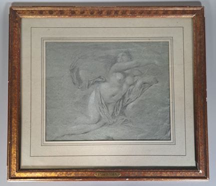 ECOLE ITALIENNE du XVIIIème siècle
Etude de femme 