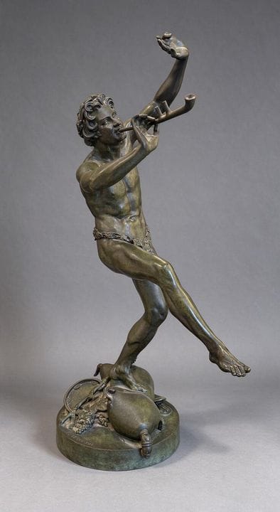 Eugène Louis LEQUESNE (1815-1887)
Faune dansant
Br