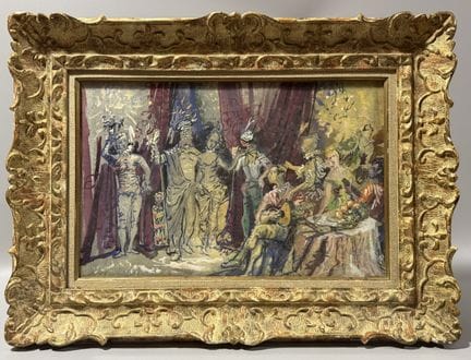Antoine MAYO (1905-1990)
Scène de comédiens
Gouach