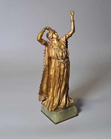 Ernest WANTE (1872-1960) 
Danseuse orientale
Bronz