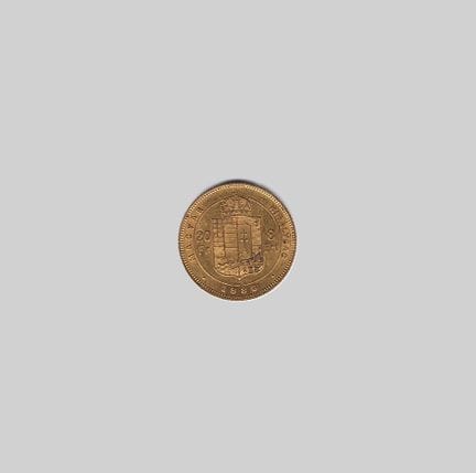 HONGRIE
1 pièce de 20 Francs / 8 Florins en or, ty
