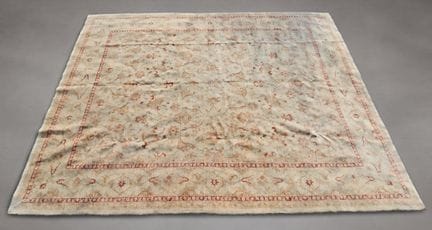 INDE
Important tapis Indien 
Velours de laine d'ag