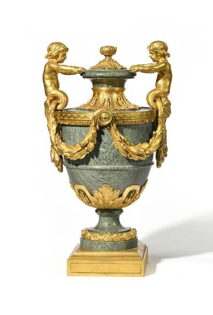 PIERRE GOUTHIERE (1732-1831), attribuito a, 
Vaso 