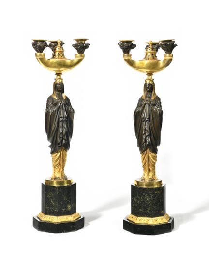 Claude GALLE (1759-1815), attribuito a
COPPIA DI C
