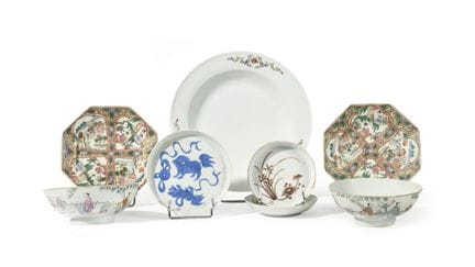 CHINA, early 20th century
Pair of porcelain and en