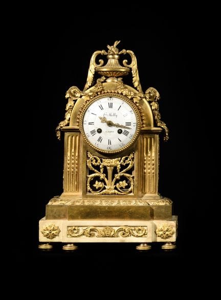 FRERES MELLY A PARIGI 
Orologio da tavolo con base
