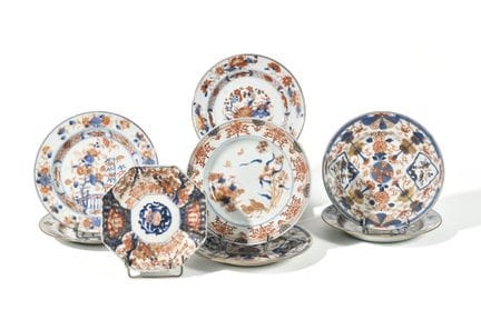 CHINA Compagnie des Indes, 18th century 
Set of el