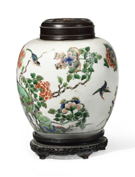 CHINA, late 19th century
Rounded ginger jar decora