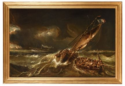 Eugène ISABEY (1804-1886), attribuito a
Scena di n