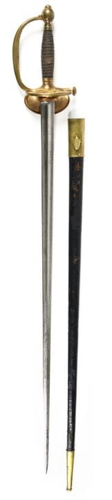 ÉPÉE D’OFFICIER MODÈLE 1816 « DONNÉ PAR LE ROI ».
