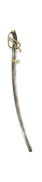Sabre « à la chasseur » d’officier de cavalerie lé