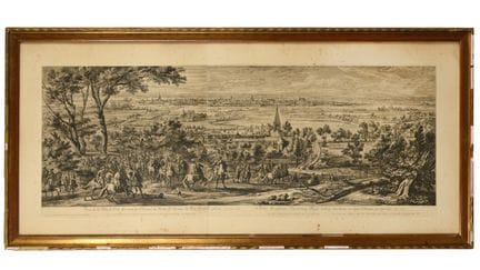 D’APRES VAN DER MEULEN, GRAVE PAR Jan van HUCHTENB