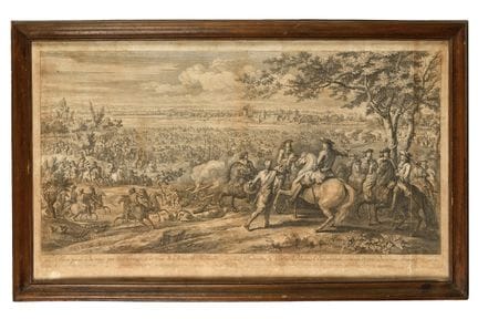 D’APRES VAN DER MEULEN (1632-1690), GRAVE PAR C. S