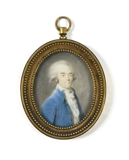 Antoine VESTIER (1740-1824)
Portrait d'homme en mé