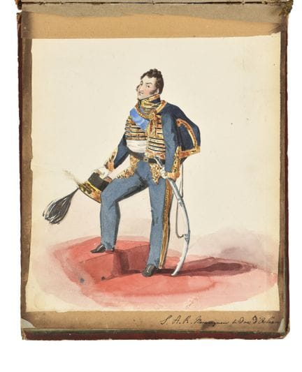 ANONYME BRITANNIQUE.
« Recueil d’aquarelles de typ