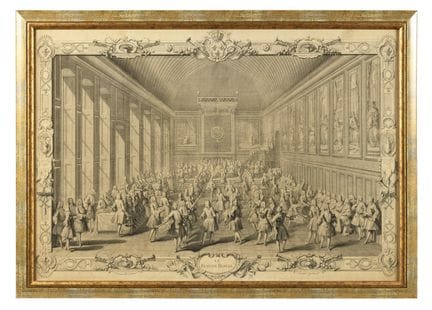 KRÖNUNG VON LUDWIG XV., KÖNIG VON FRANKREICH (1710
