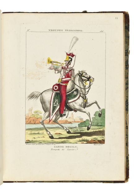 CANU 
Les Troupes Françaises en 1816
In-folio cont