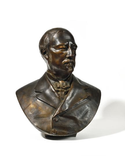 Ecole FRANÇAISE vers 1880
Buste du Baron Henri Gér