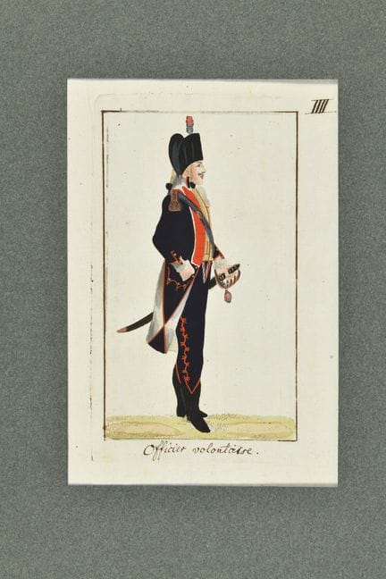 Wilhelm HESSEN, attribué à. 
« Uniformes des diffé
