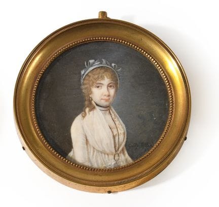 ECOLE FRANCAISE DU XIXème siècle 
Portrait de René
