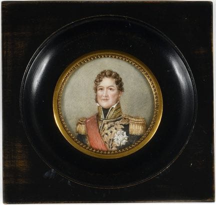 ECOLE FRANCAISE DU XIXème SIECLE 
Portrait du roi 