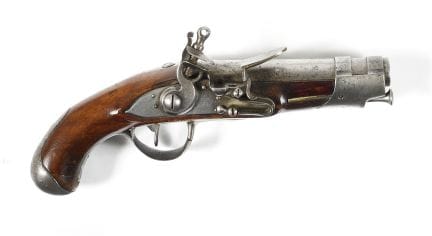 PISTOLET DE DEMI-ARÇON D’ÉPOQUE RÉVOLUTIONNAIRE.
C