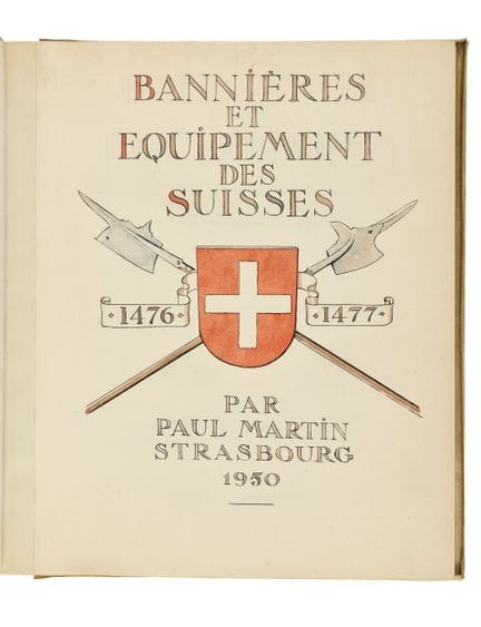 Paul MARTIN 
« Bannières, étendards et équipements