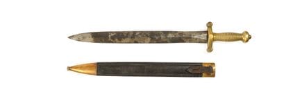 GLAIVE D'INFANTERIE modèle 1831. 
Monture en bronz