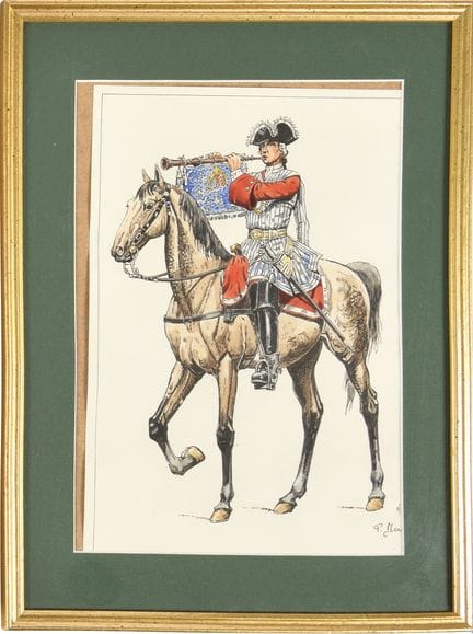 P. BENIGNI.
"Trompette de la maison du Roi à cheva