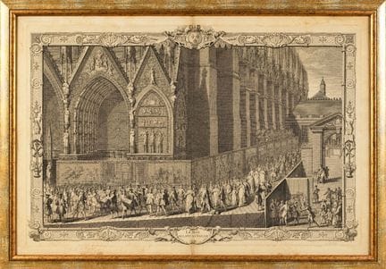 SACRE DE LOUIS XV, ROI DE FRANCE (1710-1774)
Pierr