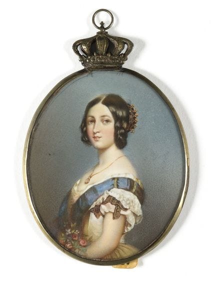 ECOLE FRANCAISE DU XIXème SIECLE 
Portrait de la R