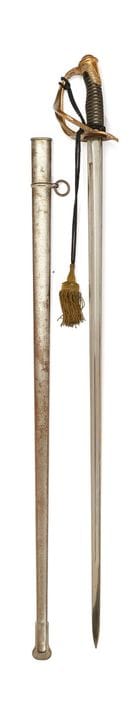 SABRE D'OFFICIER de cavalerie légère modèle 1888.
