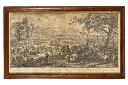 D’APRES VAN DER MEULEN (1632-1690), GRAVE PAR R. B