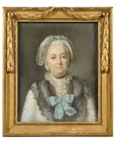 ECOLE FRANCAISE 
PAIRE DE PORTRAITS en buste de De