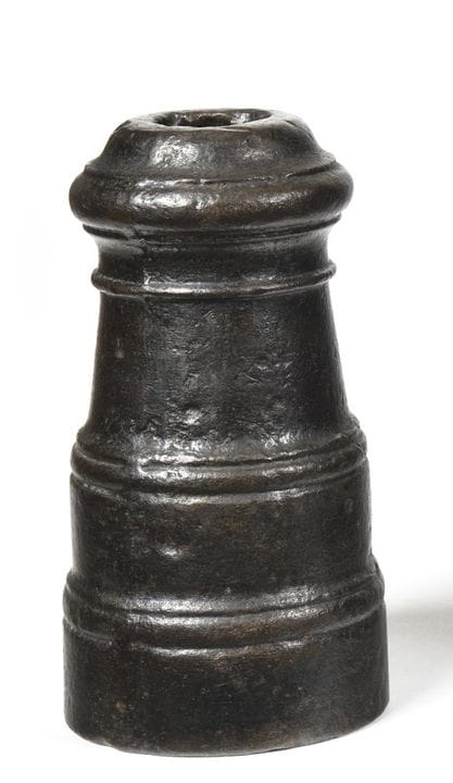 POT À FEU ROND, EN FONTE DE FER, à bourrelet à la 